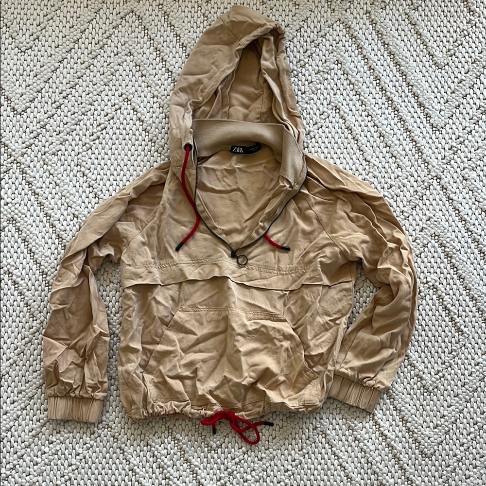Women’s Zara Tan Hooded Jacket
